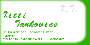 kitti tankovics business card